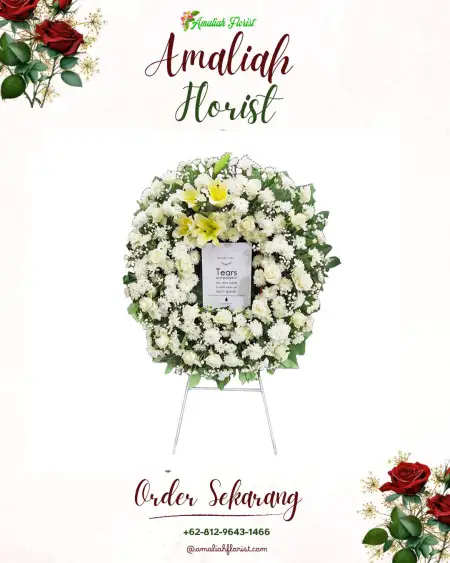 Krans Bunga Duka Antap